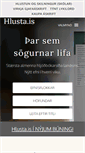 Mobile Screenshot of hlusta.is